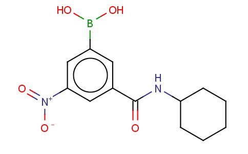 3-(CYCLOHEXYLCARBAMOYL)-5-NITROPHENYLBORONIC ACID